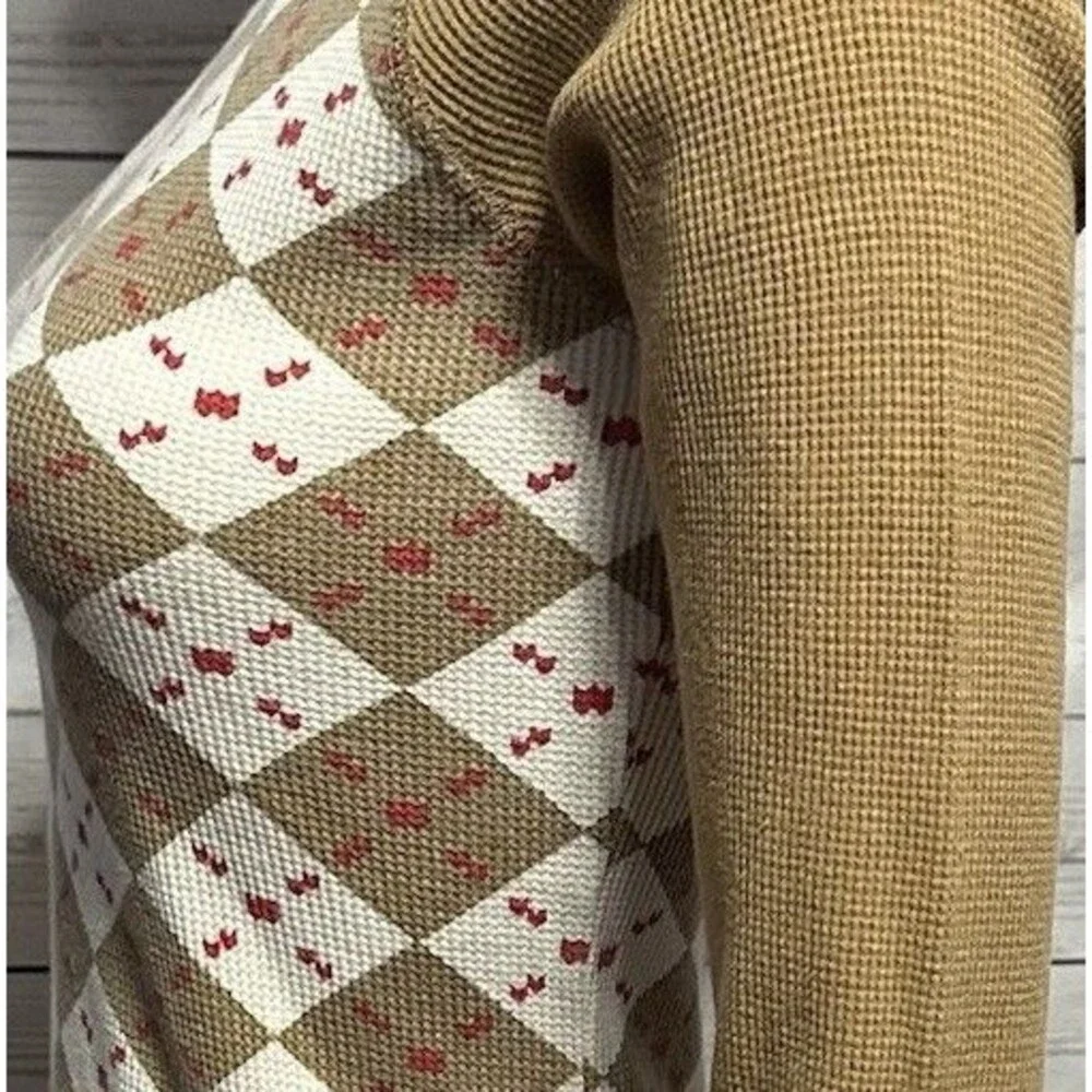 XXI Argyle Thermal Raglan Top - Picture 6 of 13